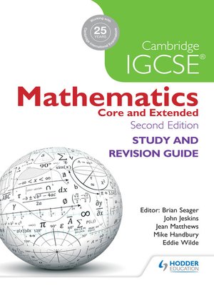 cover image of Cambridge IGCSE Mathematics Study and Revision Guide 2nd edition